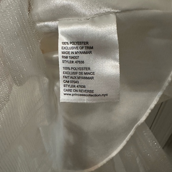 American Princess Coral and White Lace Dress - Picture 6 of 14